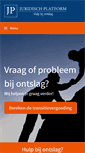 Mobile Screenshot of juridisch-platform.nl