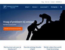 Tablet Screenshot of juridisch-platform.nl